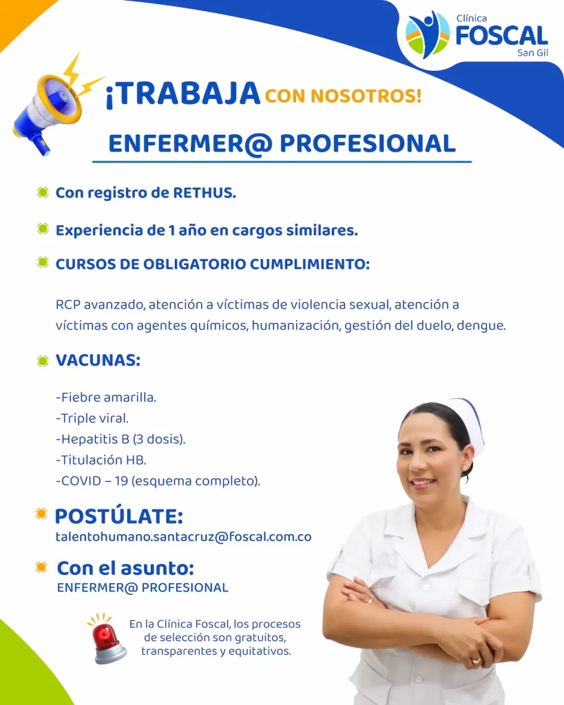 Imagen Oferta Enfermero Santa Cruz