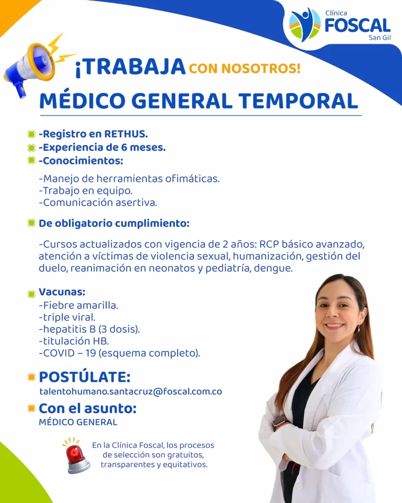 Imagen Oferta Medico Santa Cruz