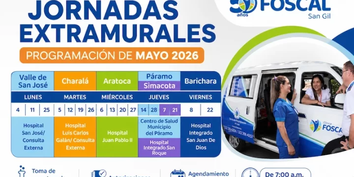 Jornadas Extramurales – Programación de Mayo 2026