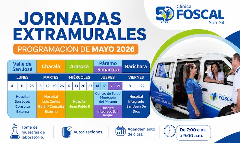 Jornadas Extramurales – Programación de Mayo 2026